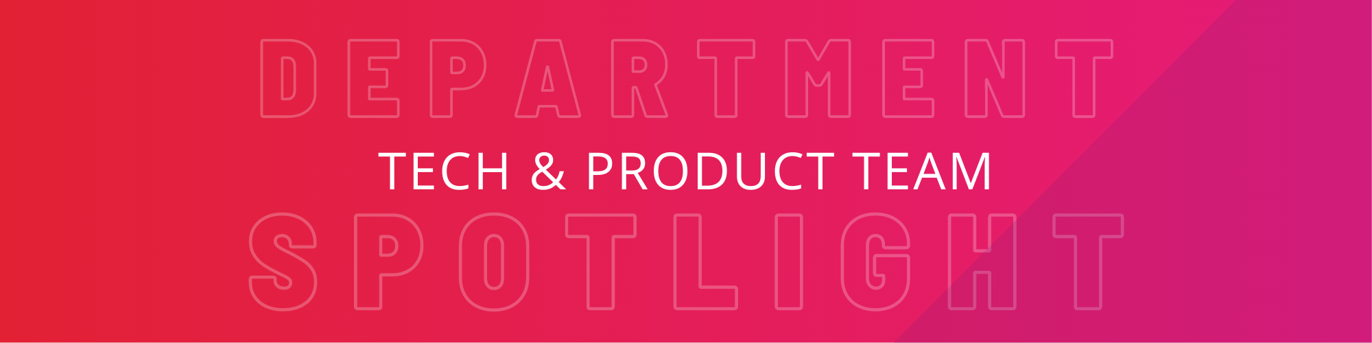 Department Spotlight: Technology and Product Team