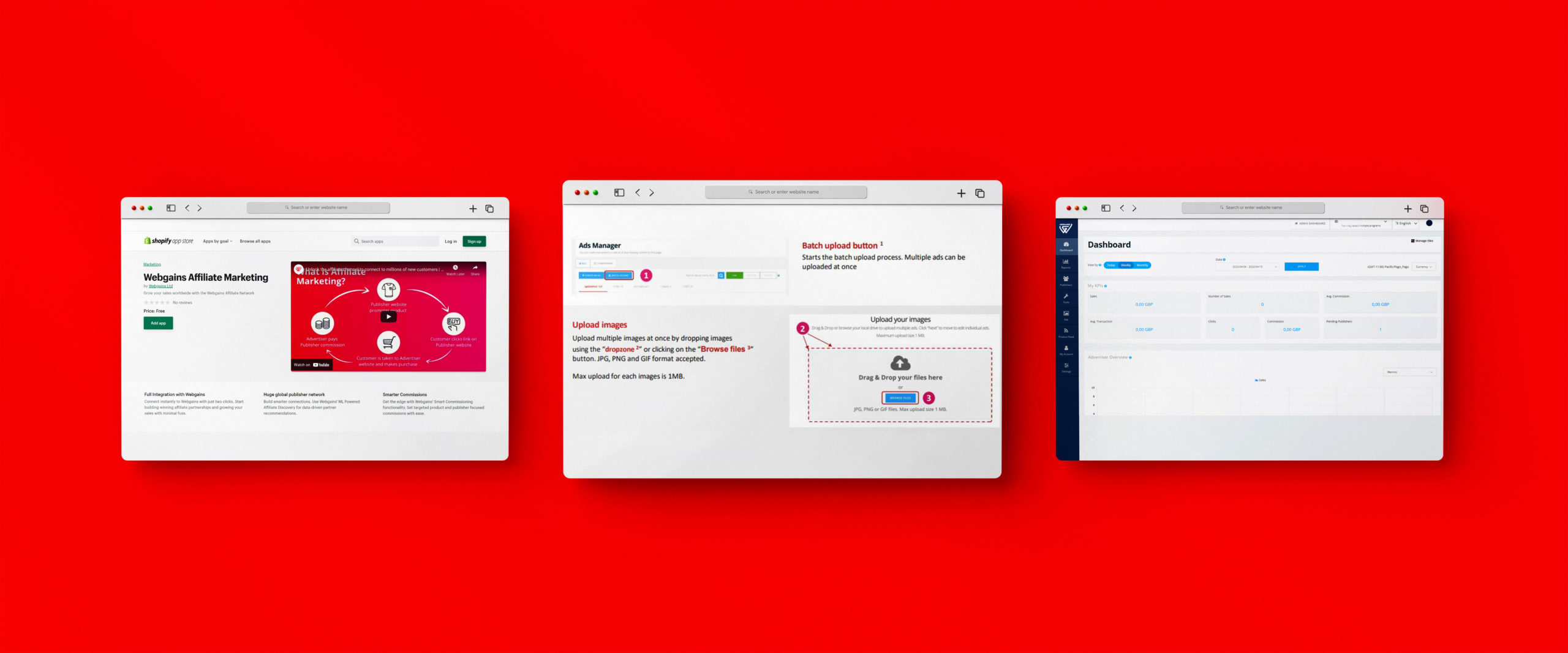 In vier Steps zum Going-Live im Webgains Netzwerk
