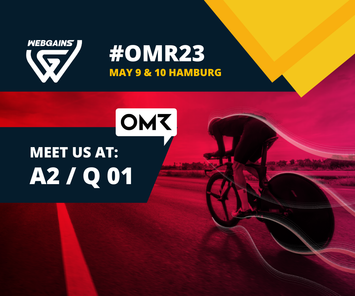 Triff Webgains auf der OMR 2023