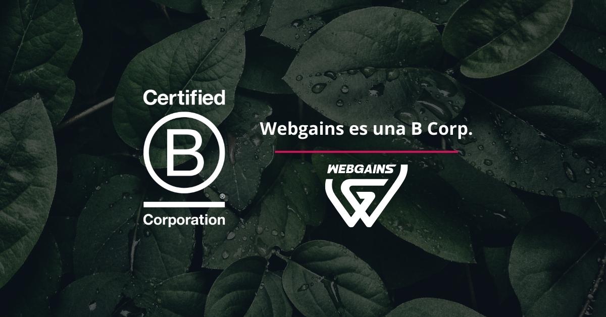 Webgains se convierte en la primera red de afiliados B Corp del mundo